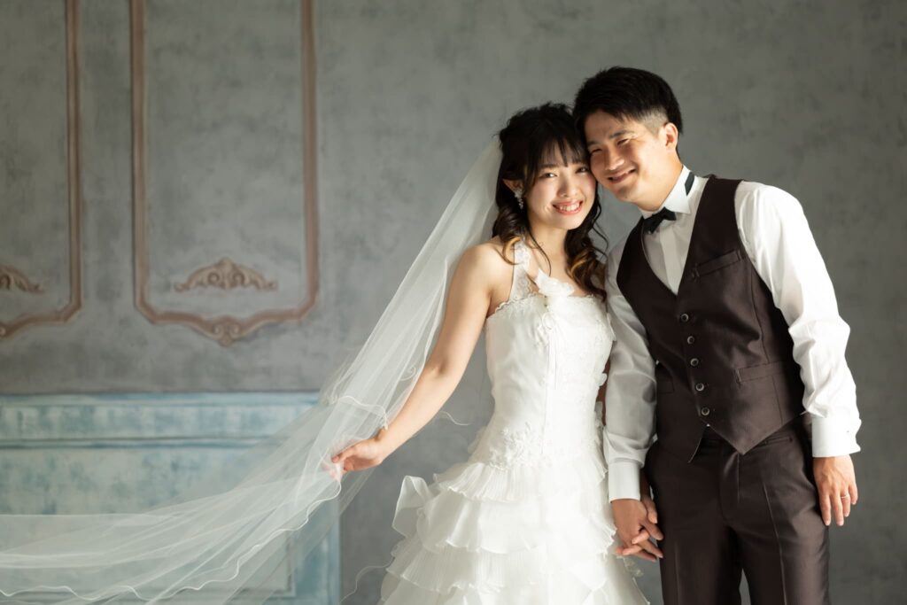 洋装フォトウェディング・結婚式前撮り_フォトスタジオワタナベ(渡辺写真館)_奈良